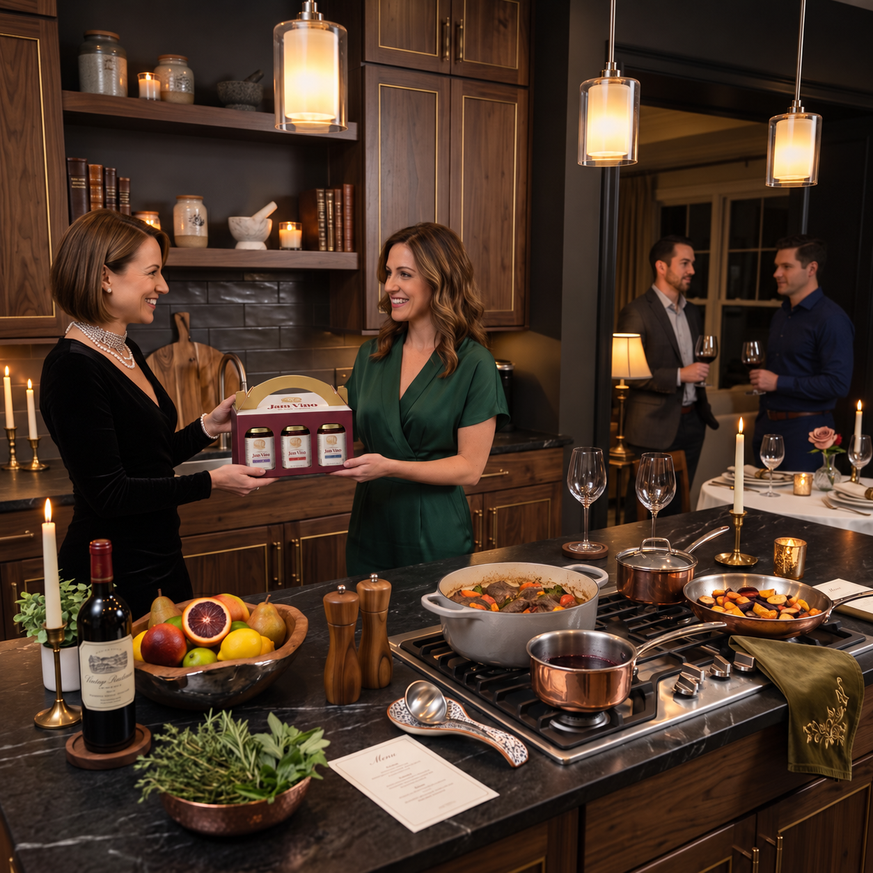 Hostess Gift moment with Jam Vino