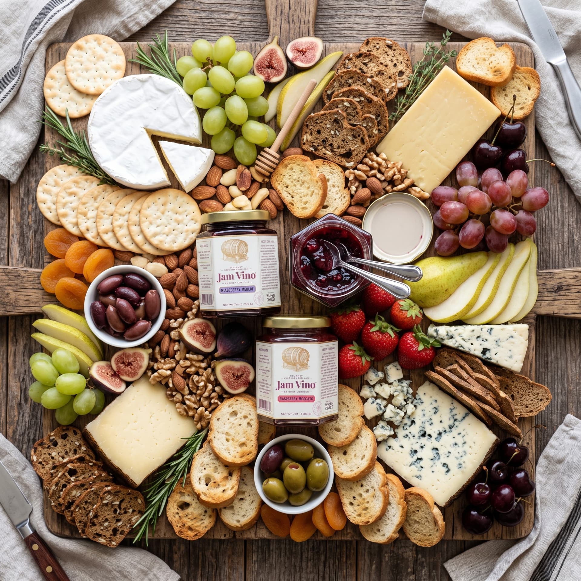 Charcuterie Night moment with Jam Vino