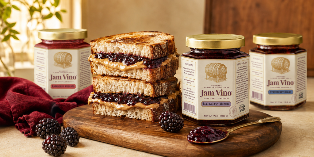 The Grown Up PB&J: A Gourmet Peanut Butter and Jelly Recipe