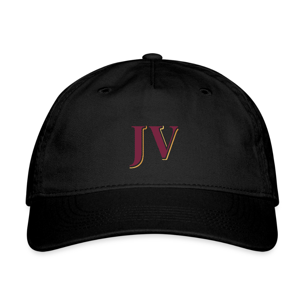 JV Organic Cotton Baseball Cap – Sustainable Adjustable Hat - black