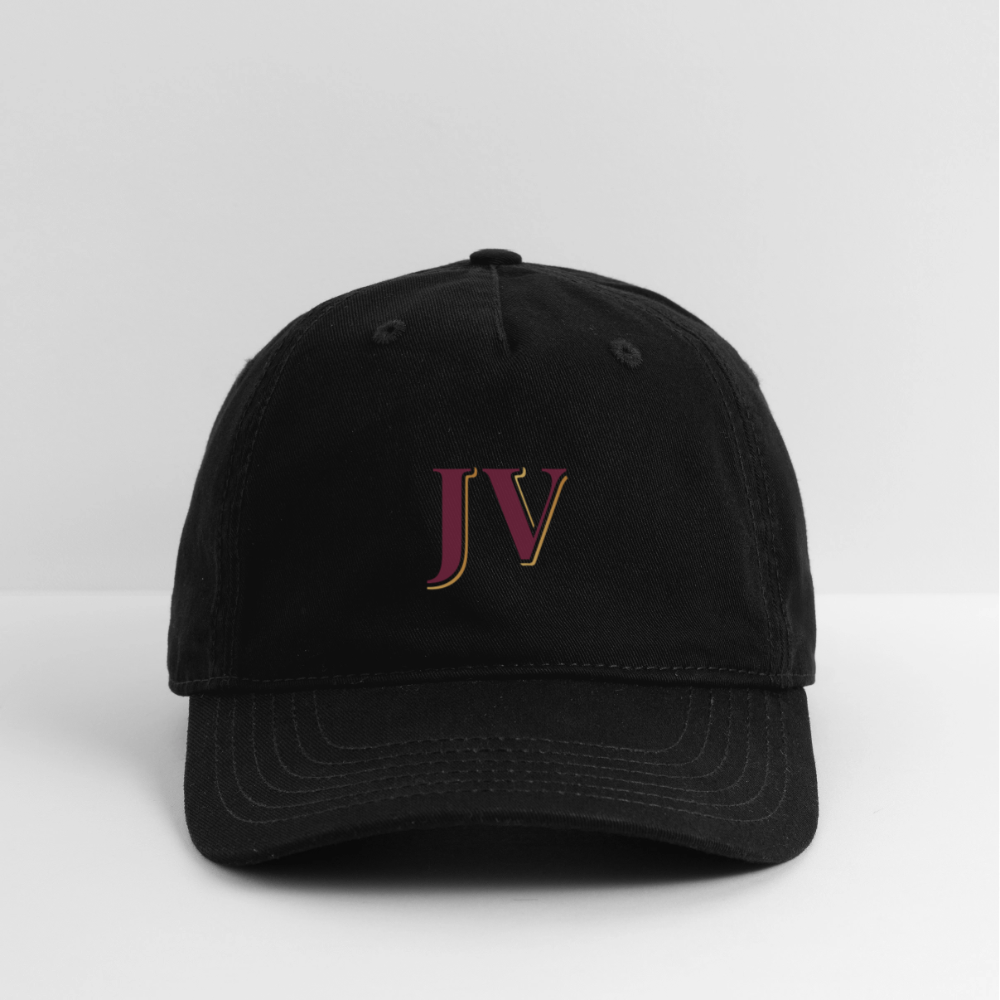 JV Organic Cotton Baseball Cap – Sustainable Adjustable Hat - black