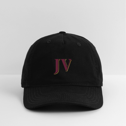 JV Organic Cotton Baseball Cap – Sustainable Adjustable Hat - black