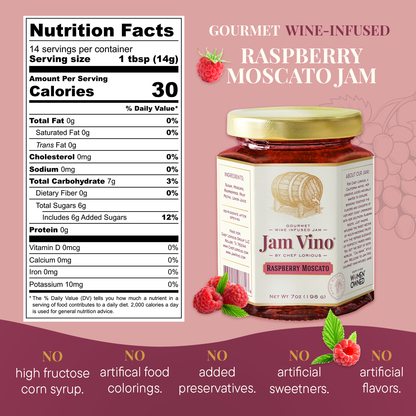 Raspberry Moscato Jam